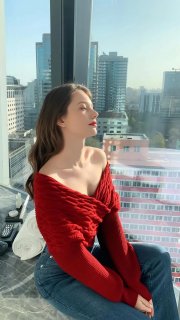 俄罗斯高颜值美女模特Anastasia Cebulska 涨姿势INS美
